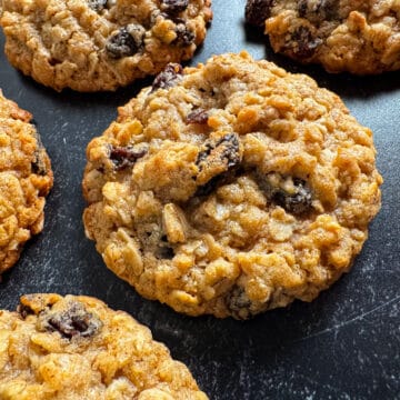 oatmeal raisin cookies made with kodiak mix