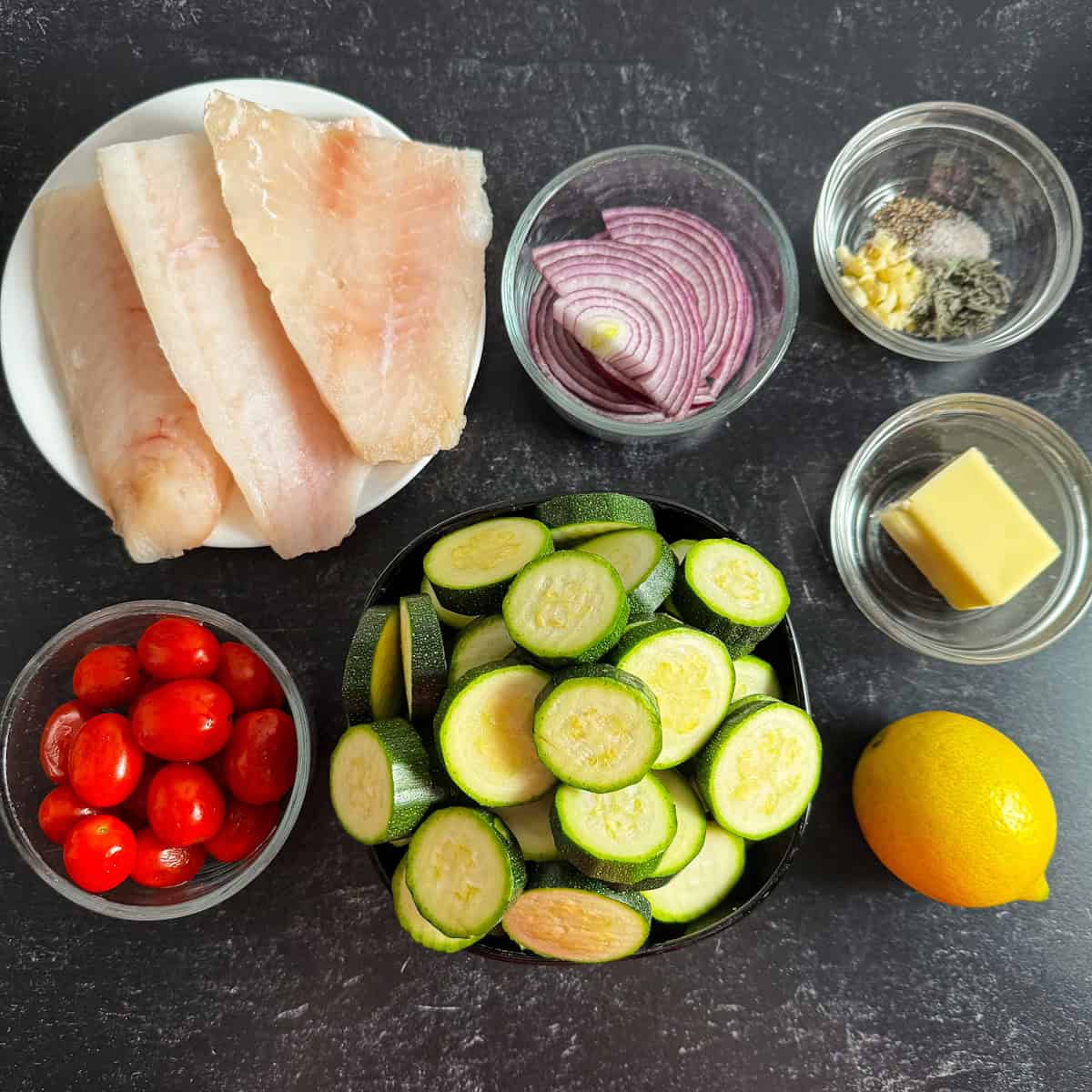 cod en papillote ingredients