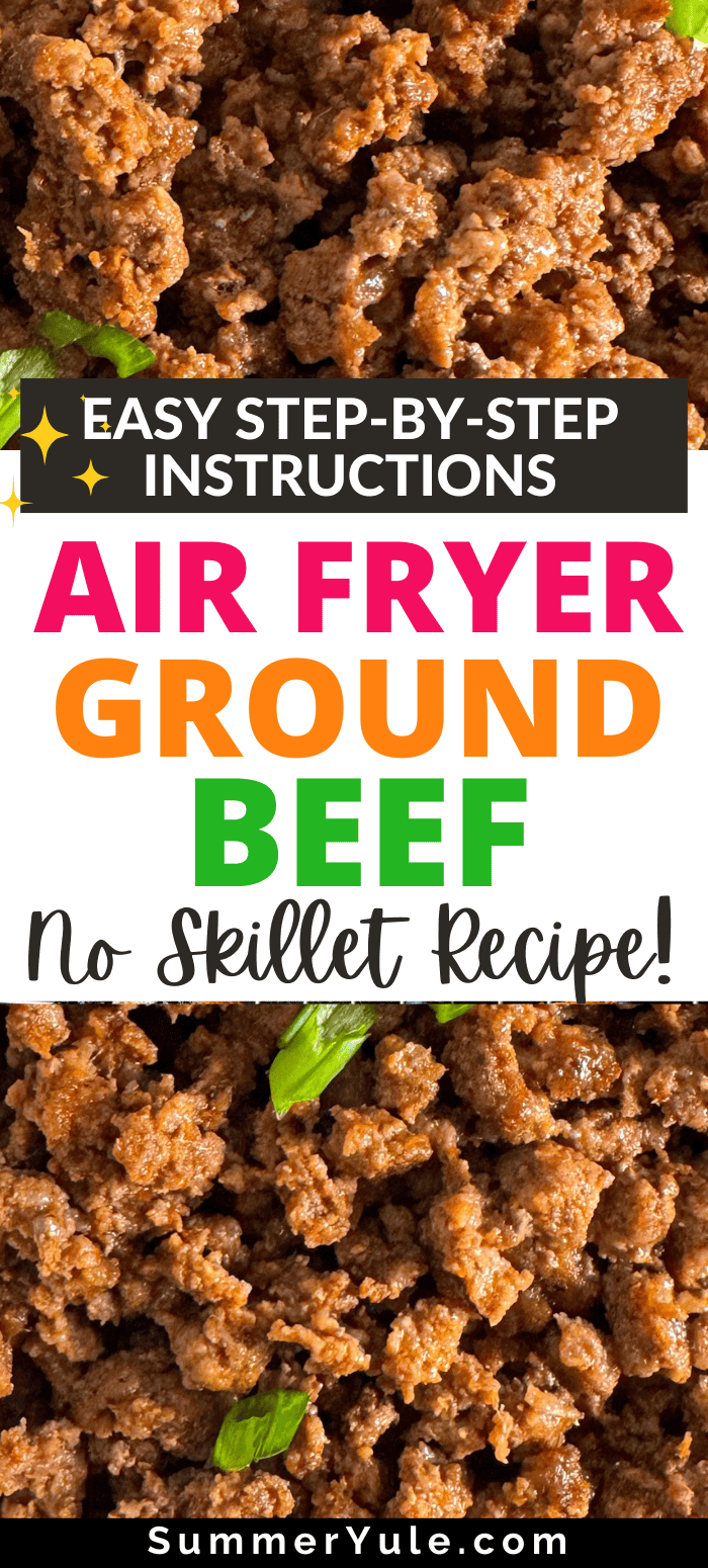 Air Fryer Ground Beef