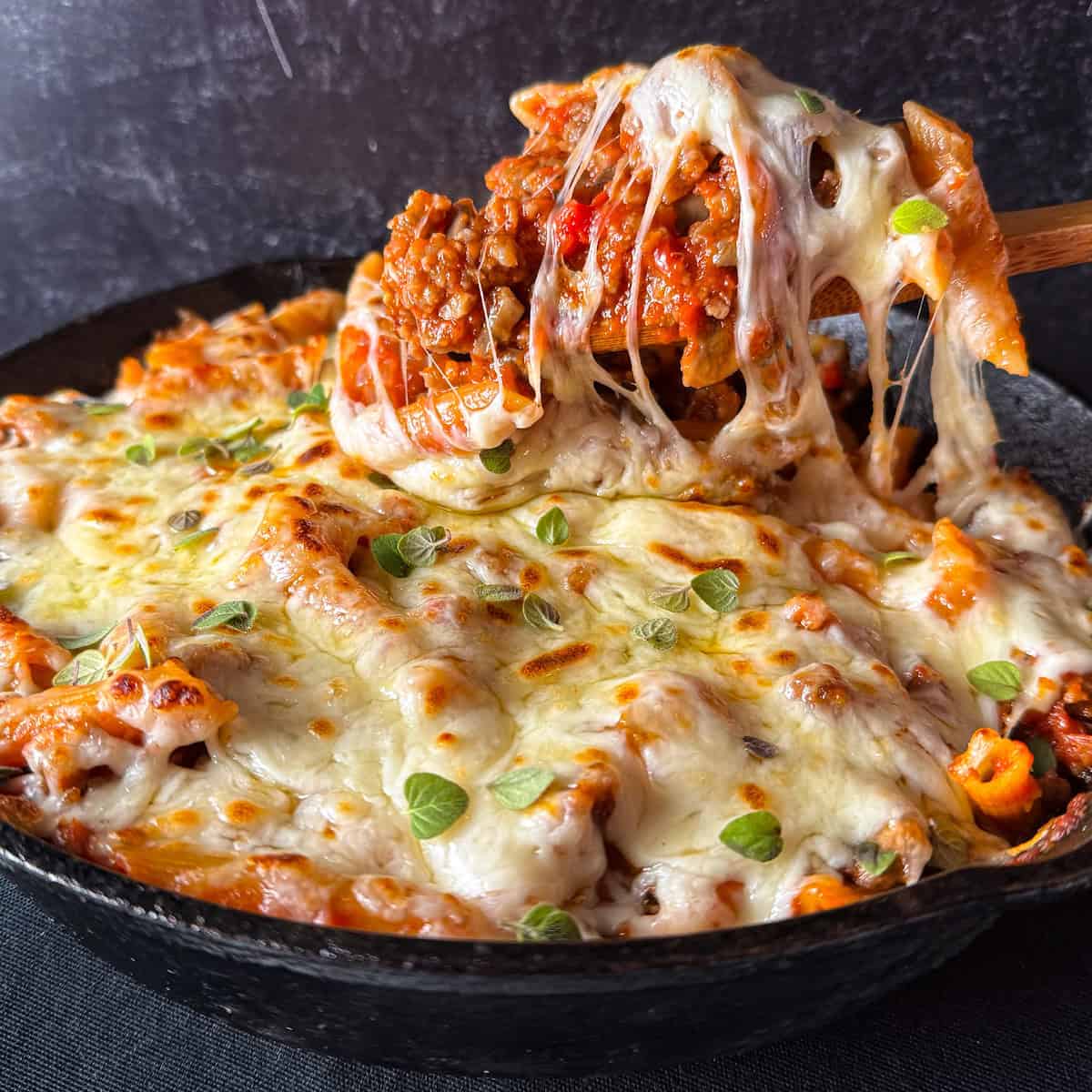 mushroom sausage pizza pasta