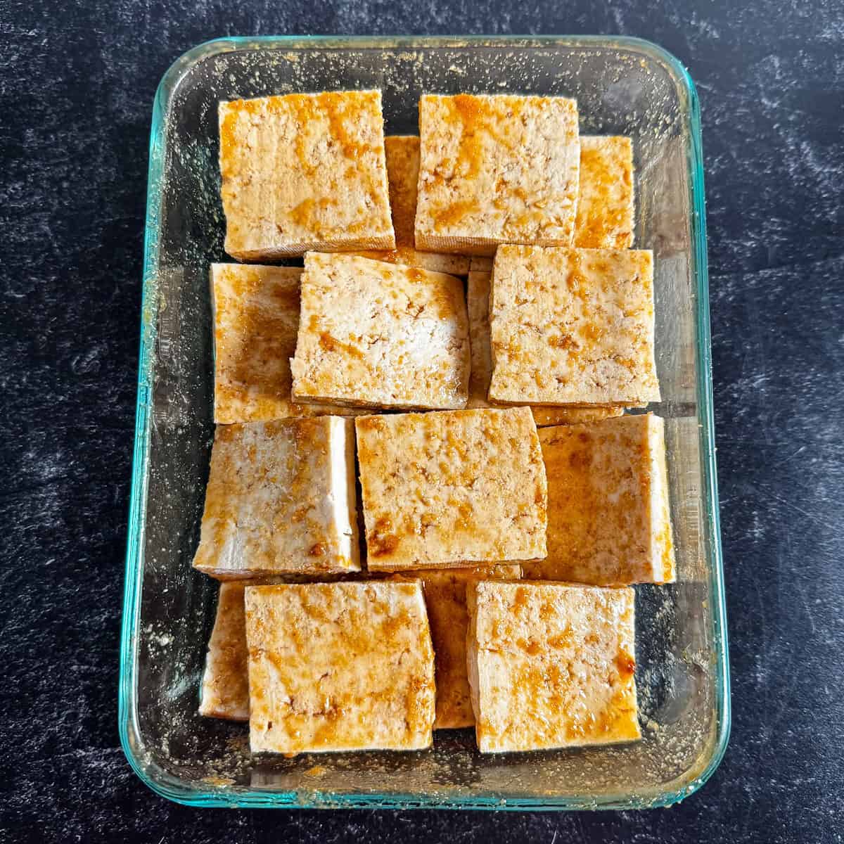 marinating tofu