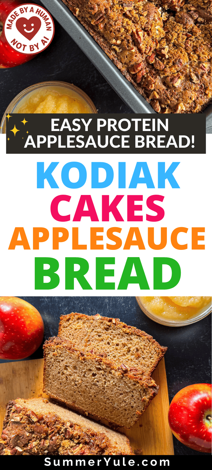 Kodiak Cakes Applesauce Bread
