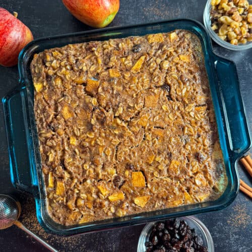 low calorie baked oats