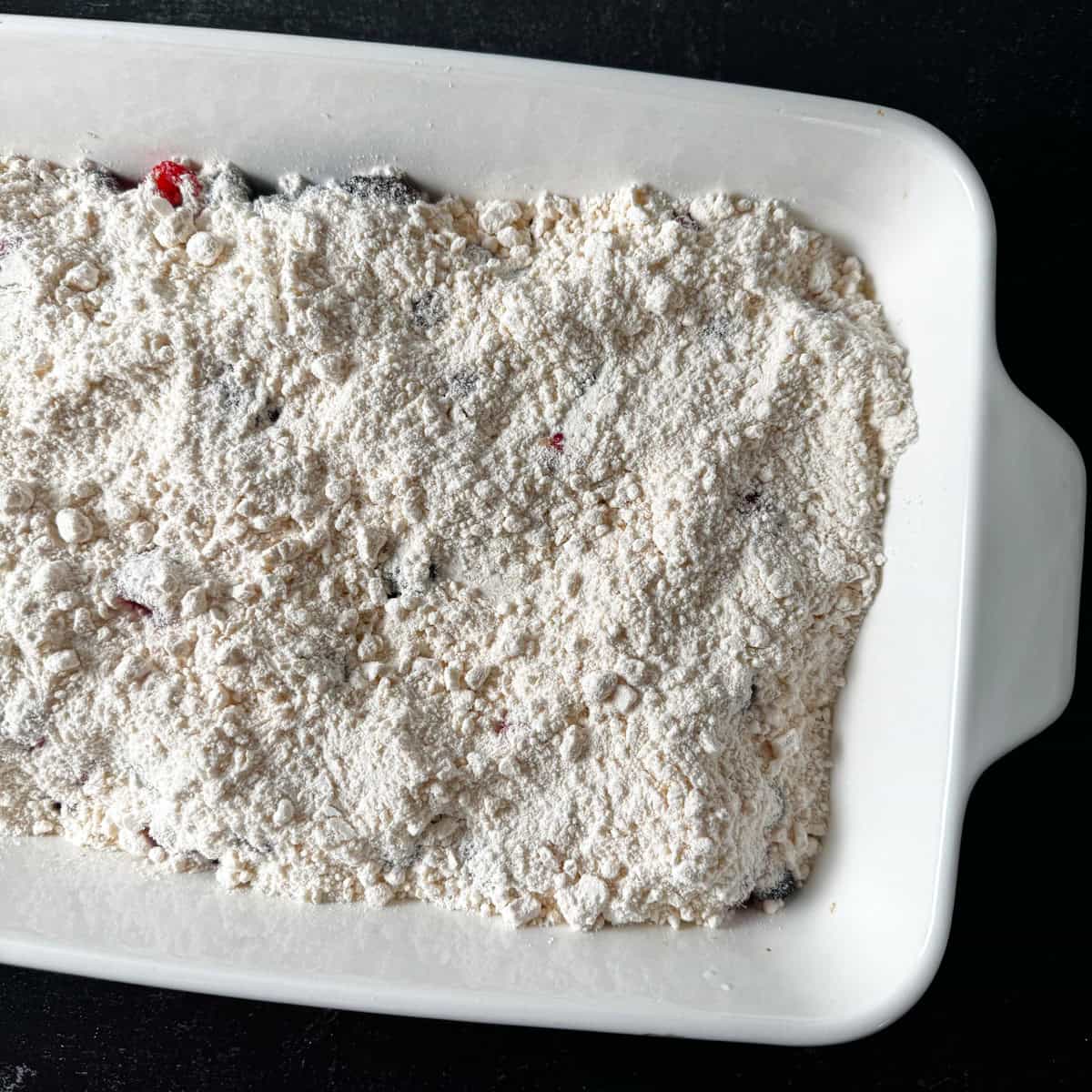 three ingredient dump cake