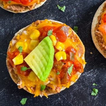 microwave mexican pizza